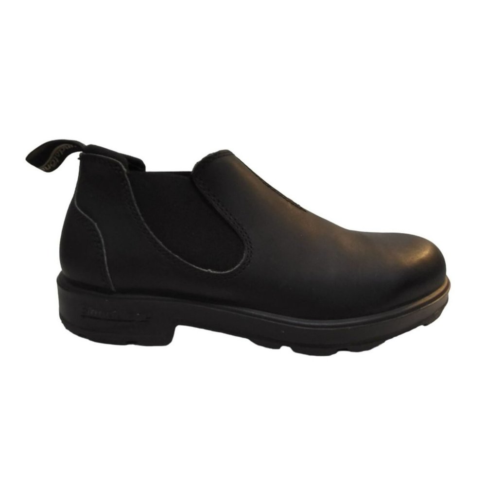 Blundstone Originals Low Cut Chelsea Boot Black Leather Shoe